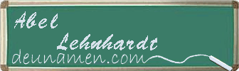 Abel Lehnhardt Visitenkarte
